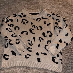Cheetah sweater